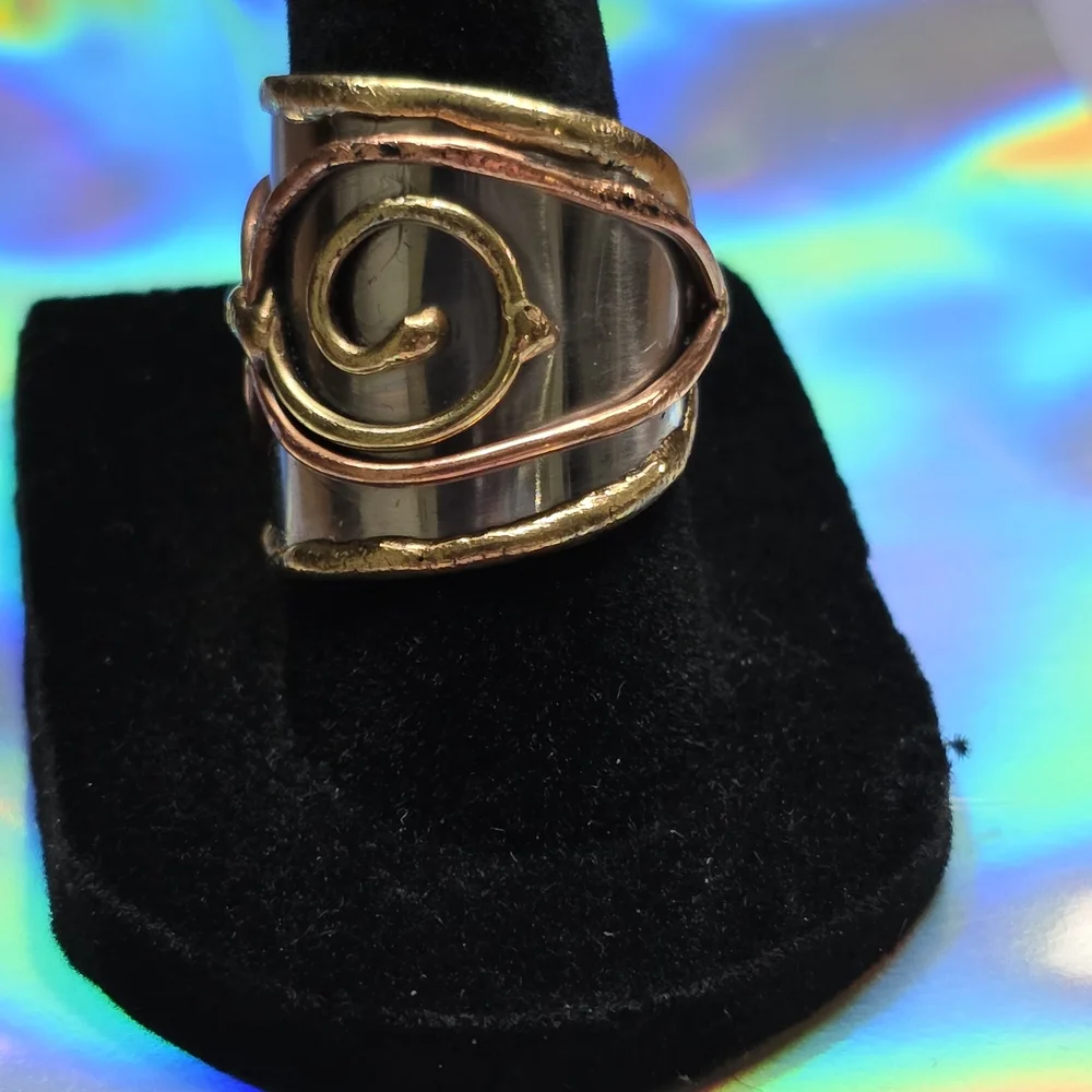 Ring‎ Brass & Copper Cuff Item# 0071